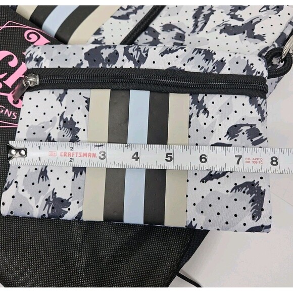 Neoprene Large Tote Bag With Zip Pouch Leopard Print KC Chic Desgins Dust Bag - Picture 2 of 6